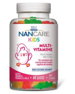 NanCare Kids Multivitamine Integratore per Bambini 60 caramelle gommose