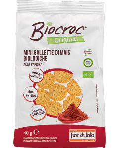 Biocroc Mini Gallette Mais Paprika 40g