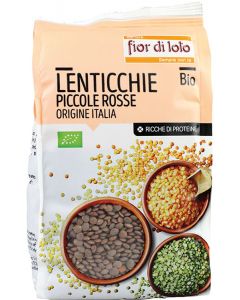 Fior Di Loto Lenticchie Piccole Rosse Italia Biologico 400g