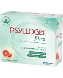 Psyllogel Fibra Integratore Intestinale Gusto Arancia Rossa 20 Bustine