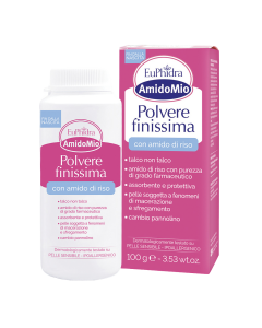 Euphidra AmidoMio Polvere Finissima Assorbente All'Amido Di Riso Rinfrescante 100g