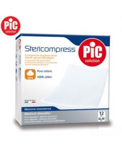 Pic Stericompress Compresse Di Garza Sterli 36x40cm 12 Pezzi