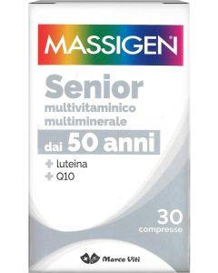 Massigen Senior Integratore Multivitaminico e Multiminerale 30 Compresse