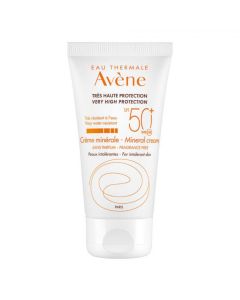 Avène Solare Crema Schermo Minerale Viso SPF 50+ Protezione Molto Alta 50 ml