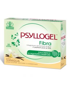 Psyllogel Fibra Integratore Gusto Vaniglia Senza Zucchero 20 Bustine