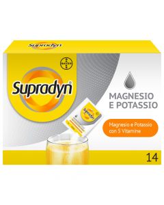 Supradyn Magnesio e Potassio Integratore sport con Vitamine B C e Sali Minerali 14 Bustine