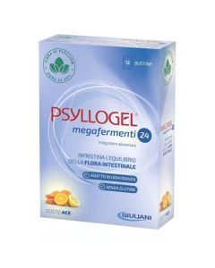 Psyllogel Megafermenti 24 Integratore Fermenti Lattici Gusto ACE 12 Bustine