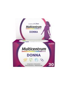 Multicentrum Donna Integratore Multivitaminico Multiminerale 30 Compresse