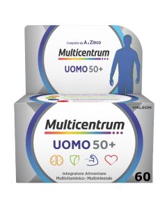 Multicentrum Uomo 50+ Integratore Multivitaminico Multiminerale 60 Compresse