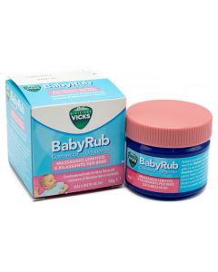Vicks Babyrub Massaggio Lenitivo E Rilassante Per Bebe 50G