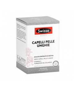 Swisse Capelli Pelle Unghie ad Alto Contenuto di Biotina 60 Compresse