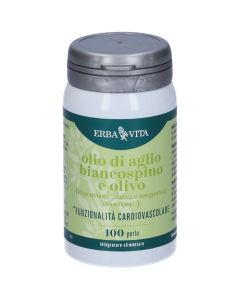 Erba Vita Olio di Aglio e Biancospino 100 Perle