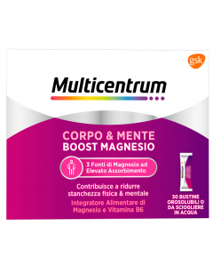 Multicentrum Corpo e Mente Boost Magnesio 30 Bustine