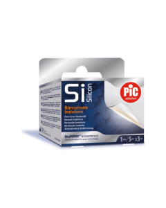Pic Silicon Cerotto in TNT con Tecnologia Siliconica Rocchetto 5cm x 3m