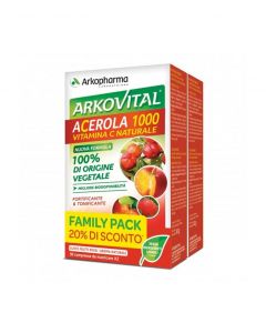Arkovital Acerola 1000 Pack Family 60 Compresse