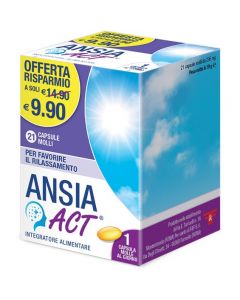 Ansia Act Integratore Tono Dell'Umore 21 Capsule