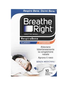 Breath Right Cerotti Nasali Classici 10 Pezzi