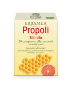 Erbamea Propoli Titolata 20 Compresse Effervescenti