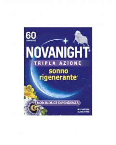 Novanight Tripla Azione Rilascio Istantaneo per Sonno e Riposo Doppio 60 compresse