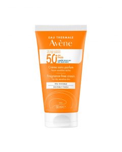 Avène Solare Crema Viso SPF 50+ Protezione Molto Alta Senza Profumo 50 ml