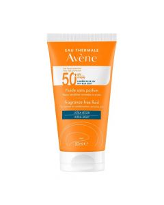 Avène Solare Fluido Viso SPF 50+ Protezione Molto Alta Senza Profumo 50 ml