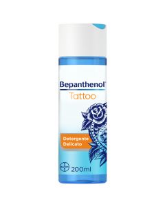 Bepanthenol Tattoo Detergente Delicato per Tatuaggi con Pantenolo Gel Senza Sapone 200ml