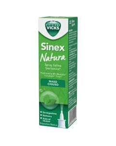 Vicks Sinex Natura Spray Salino Ipertonico Naso Chiuso 20 ml