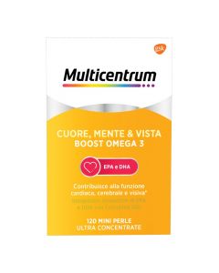 Multicentrum Boost omega 3 - Cuore Mente e Vista 120 Capsule