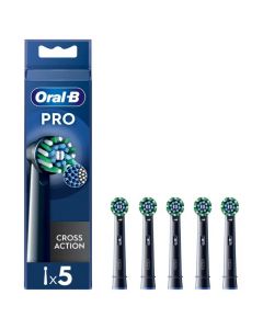 Oral-B Testine Di Ricambio Pro Cross Action Black 5 Pezzi