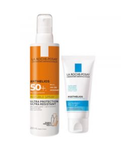 La Roche Posay Anthelios Spray Invisibile SPF 50+ 200 ml + Dopo Sole Posthelios 100 ml OMAGGIO