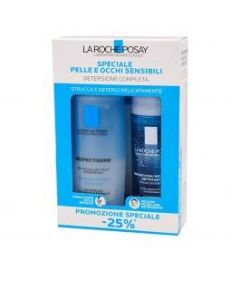 La Roche Posay Bipack Struccante Occhi Bifasico 125ml + Mousse Detergente 150ml