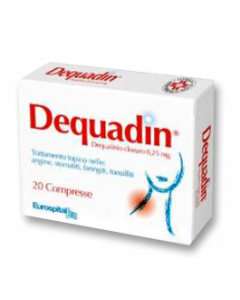 Dequadin 0,25mg Dequalinio Cloruro 20 Compresse