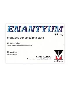 Enantyum 25 mg Granulato Per Soluzione Orale 10 Bustine