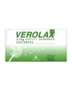 Verolax Adulti 2,25 gr Glicerina Stitichezza 18 Supposte