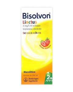 Bisolvon Linctus Sciroppo Fragola 4mg/5ml Tosse Grassa Bambini 200 ml