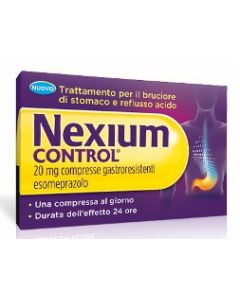 Nexium Control 20 Mg Esomeprazolo Antiacido 14 Compresse Gastroresistenti