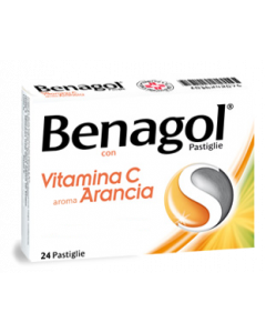 Benagol Vitamina C 24 Pastiglie Gusto Arancia