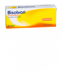 Bisolvon 8mg Bromexina Cloridrato Mucolitico 20 Compresse