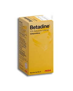 Betadine 10% Iodopovidone Soluzione Cutanea Flacone 50 ml