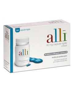 Alli Integratore Perdita di Peso 60 mg Orlistat 84 Capsule Rigide