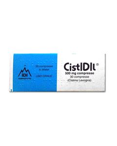 Cistidil 500 mg Levocistina 30 Compresse