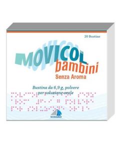Movicol Bambini Senza Aroma Polvere Soluzione Orale Stitichezza Cronica 20 Bustine