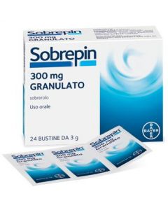 Sobrepin Granulato 300 mg Sobrerolo Tosse 24 Bustine