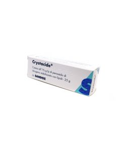 Crystacide Crema 1% Perossido di Idrogeno 25 g