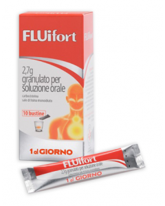 Fluifort Granulato 2,75 gr Carbocisteina Mucolitico 10 Bustine