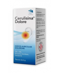 Cerulisina Dolore Gocce Auricolari 1%+5% Flacone Contagocce 6 g
