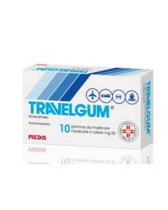 Travelgum 20 mg Dimenidrinato Antichinetosico 10 Gomme Masticabili