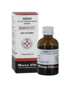 Iodio Marco Viti 7% + 5% Soluzione Cutanea 25Ml