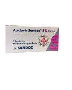 Aciclovir Sandoz 5% Crema Antivirale 3 g