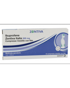 Ibuprofene Zentiva 200 mg Antinfiammatorio 12 Compresse